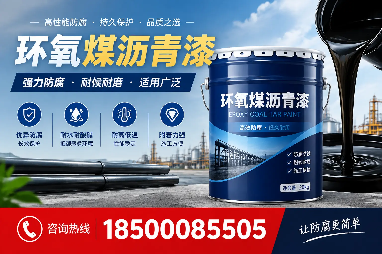 环氧煤沥青漆在不同气候条件下的表现分析，锡林郭勒适用性